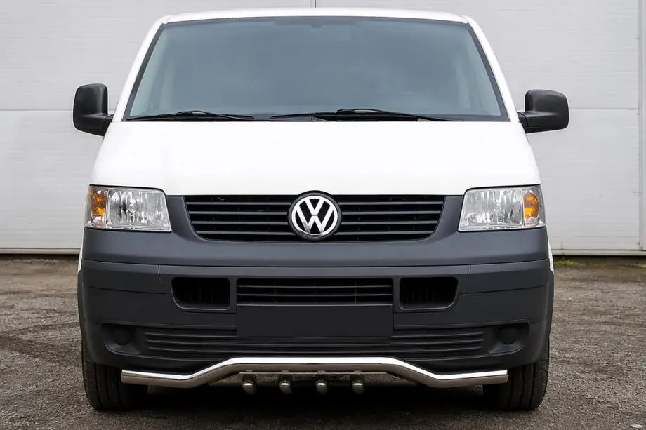 Volkswagen T5 Transporter 2003–2010 Přední ochranný rám Wave-Grill ST007-1 (nerez) Image