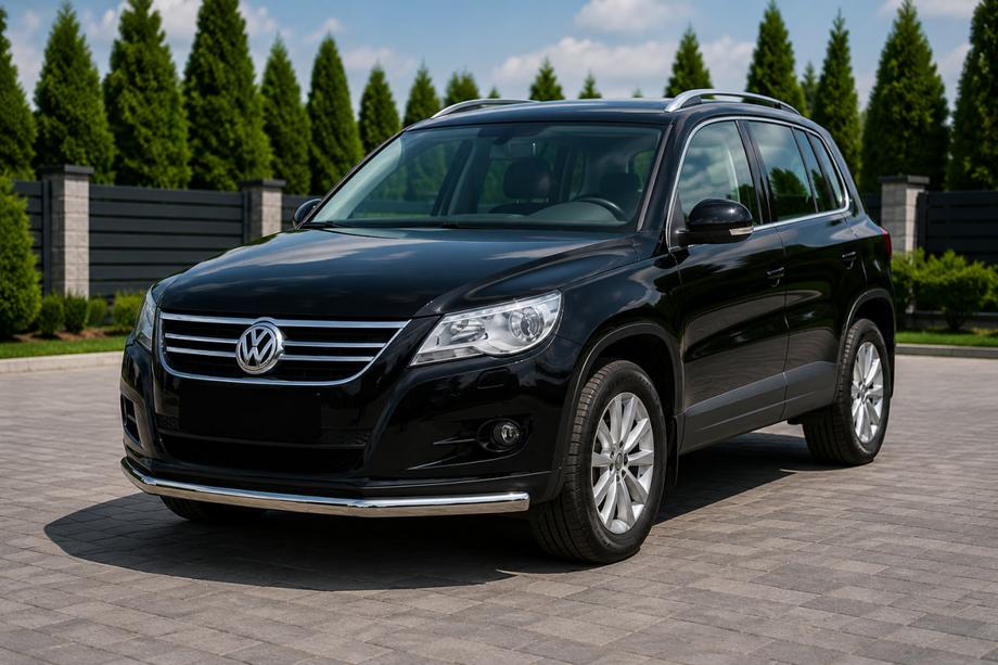 Volkswagen Tiguan 2007–2016 Přední ochranný rám ST008 (nerez) Image
