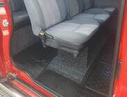 Opel Vivaro 2001–2015 Zadní gumové koberečky do interiéru (2 ks, Polytep) fotografie 2