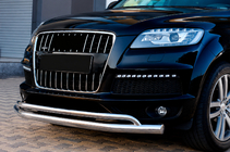 Audi Q7 2005–2015 Přední ochranný rám ST017 (nerez) fotografie 1