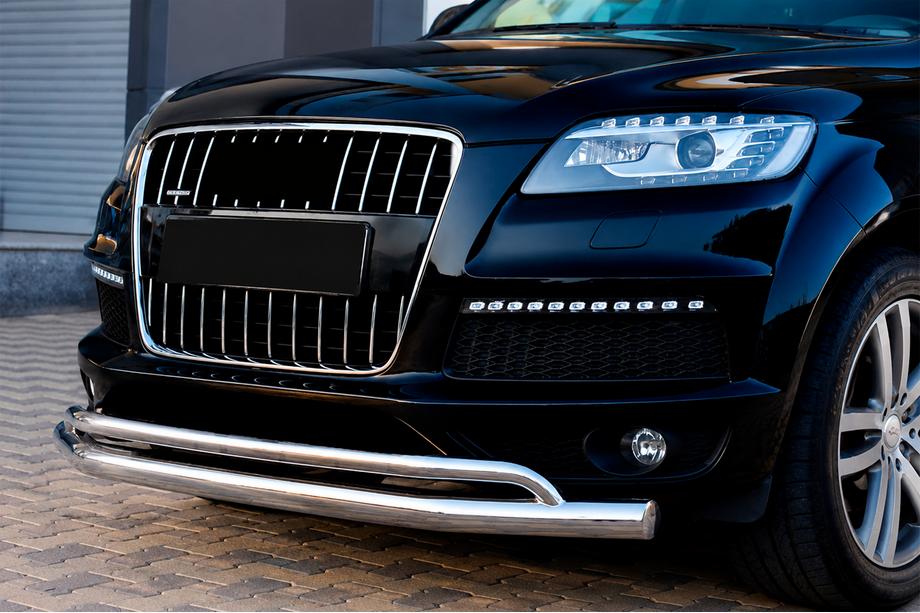 Audi Q7 2005–2015 Přední ochranný rám ST017 (nerez) Image