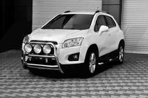 Chevrolet Trax 2012–2023 Přední ochranný rám WT018 (nerez) fotografie 2