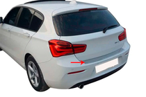 BMW řada 1 F20/F21 2011–2019 Ochranná lišta zadního nárazníku OmsaLine (pro F20, nerez) fotografie 3