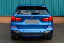 BMW X1 F48 2015–2022 Nerezová lišta na zadní nárazník OmsaLine fotografie 2
