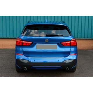 Nerezová lišta na zadní nárazník OmsaLine BMW X1 F48 2015–2022 fotografie 2