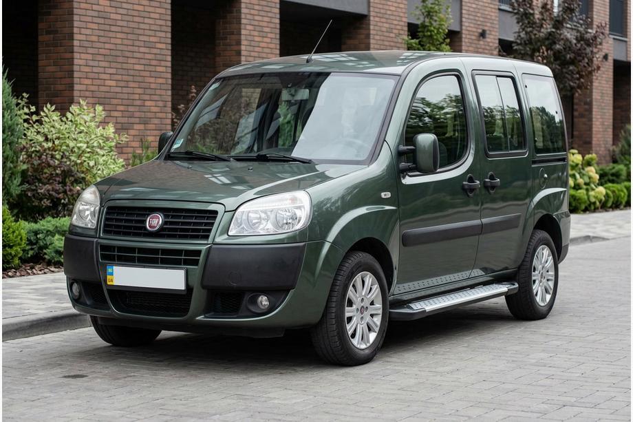 Fiat Doblo I 2005–2010 Boční nášlapy Allmond Grey (2 ks, hliník) Image