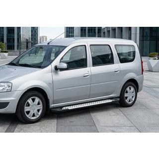 Boční nášlapy typ X5 (2 ks, hliník) Dacia Logan MCV 2004–2014 fotografie 1