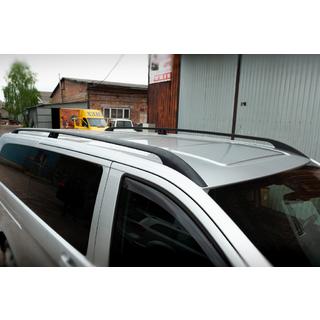 Střešní ližiny černé CAN Originální design (kovové patky) Mercedes Vito/V-class W447 2014– fotografie 1