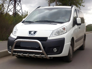 Fiat Scudo 2007–2015 Nerezový přední ochranný rám (bullbar) WT003/4 fotografie 1