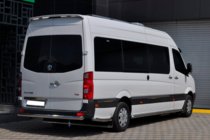 Volkswagen Crafter 2006–2016 Zadní ochranný rám AK002 (nerez) fotografie 5