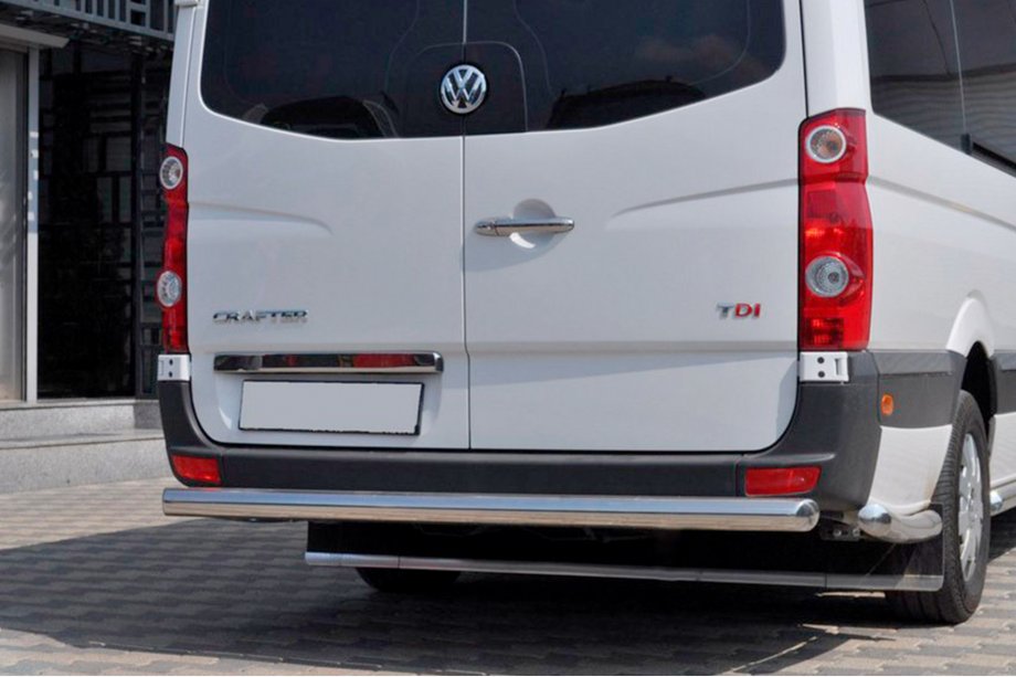 Volkswagen Crafter 2006–2016 Zadní ochranný rám AK002 (nerez) Image