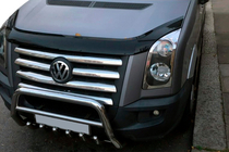 Volkswagen Crafter 2006–2016 Přední ochranný rám (bullbar) WT004 (nerez) fotografie 3