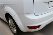 Ford Focus II 2008–2011 Nerezové kryty zadních odrazek (2 ks) fotografie 1
