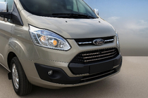 Ford Custom 2013–2022 Nerezové lišty na masku chladiče 2013-2018 (5 ks) fotografie 3