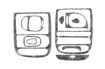 Hyundai H200, H1, Starex 1998–2007 Kryty palubní desky fotografie 2