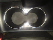 Hyundai IX-35 2010–2015 Nerezové kroužky do držáku nápojů fotografie 4