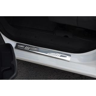 Chromové kryty prahů Omsa (2 ks, nerez) Citroen C-1 2005–2014 fotografie 1