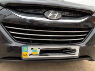 Hyundai IX-35 2010–2015 Lišty na masku chladiče (3 ks, nerez) fotografie 4