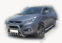 Hyundai IX-35 2010–2015 Přední nerezový ochranný rám WT003 fotografie 4