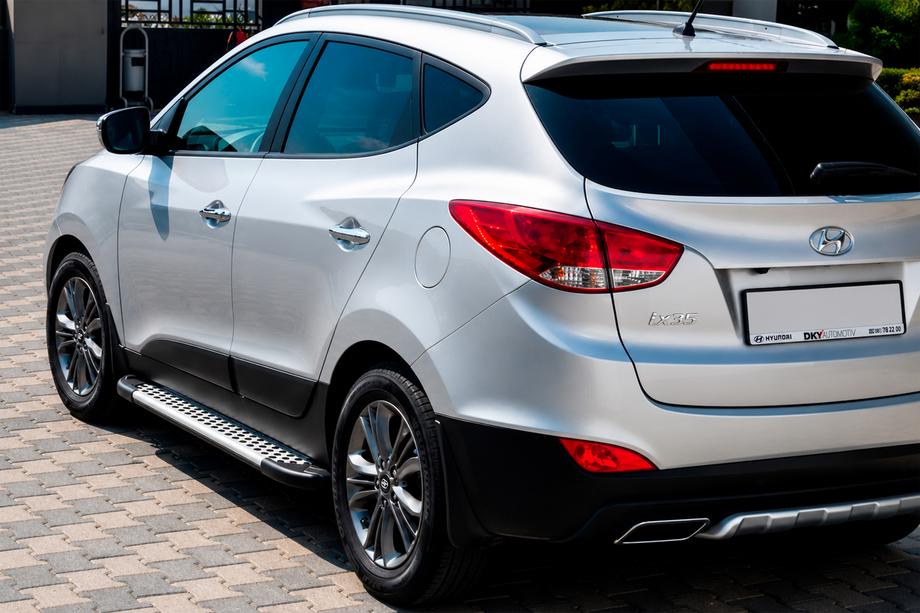 Hyundai IX-35 2010–2015 Boční nášlapy Allmond Grey (2 ks, hliník) Image
