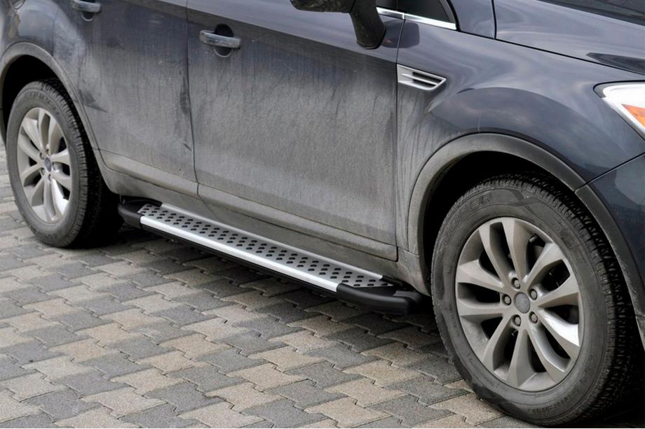 Ford Kuga 2008–2013 Boční nášlapy Allmond Grey (2 ks, hliník) Image