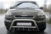 Kia Soul I 2008–2013 Nerezový přední ochranný rám (bullbar) fotografie 2