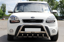 Kia Soul I 2008–2013 Nerezový přední ochranný rám (bullbar) fotografie 1