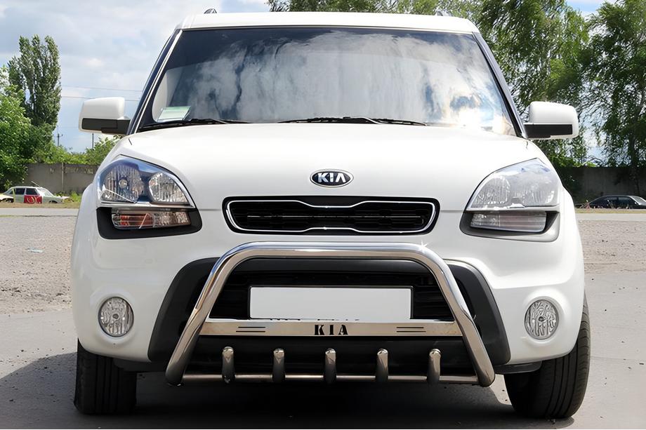 Kia Soul I 2008–2013 Nerezový přední ochranný rám (bullbar) Image