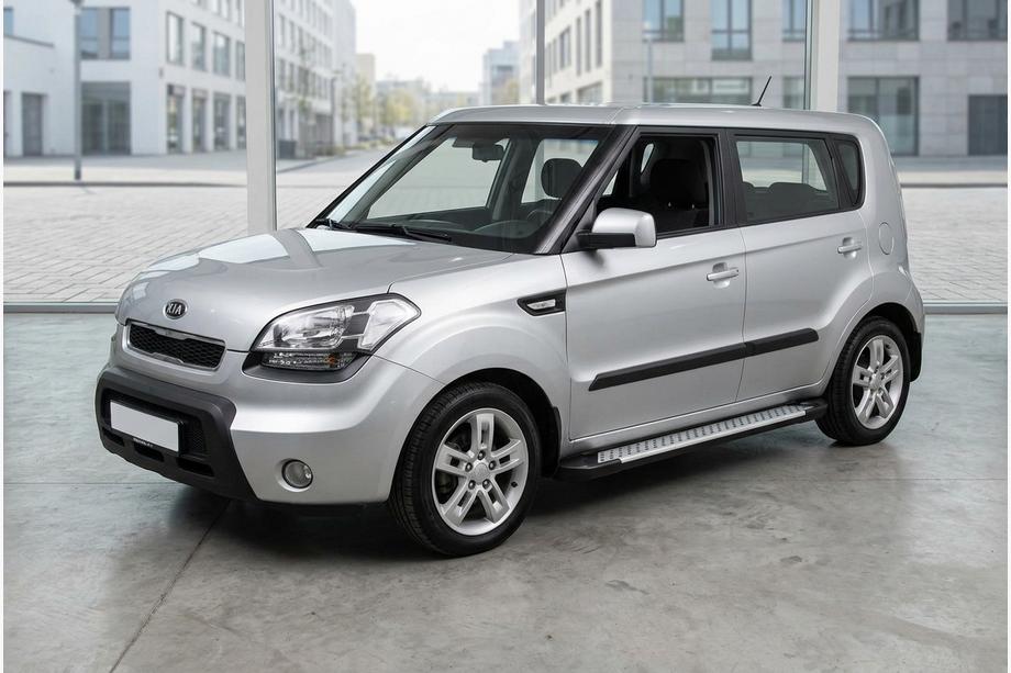 Kia Soul I 2008–2013 Boční nášlapy Allmond Grey (2 ks, hliník) Image