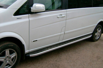 Mercedes Viano 2004–2014 Boční nášlapy Альянс (2 ks, hliník) fotografie 1