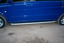 Mercedes Viano 2004–2014 Boční nášlapy Альянс (2 ks, hliník) fotografie 10