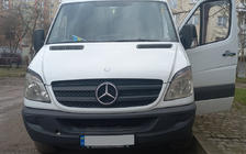 Mercedes Sprinter W906 2006–2018 Rovná mračítka na světlomety (černá, ABS, 2006-2013) Matná černá fotografie 4
