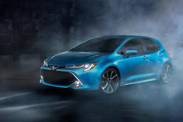 Hatchback Toyota Corolla modelového roku 2019