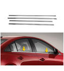 Mazda 3 2009–2013 Okenní lišty (4 ks, nerez) fotografie 1