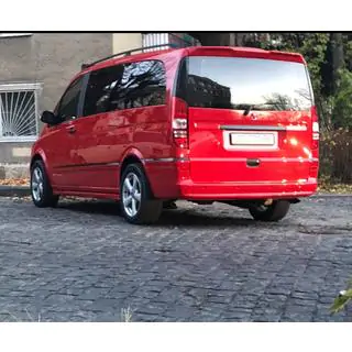 Boční prahy Exclusive (2 ks, k lakování) Mercedes Vito W639 2004–2014 fotografie 3