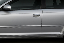 Audi A4 B7 2004–2008 Nerezové kryty klik dveří (4 ks) fotografie 3