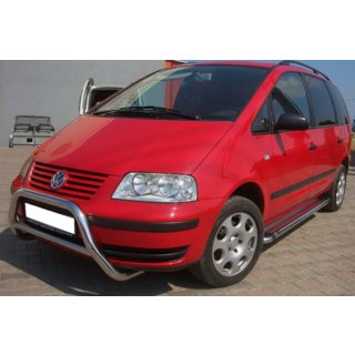Přední ochranný rám WT005 (nerez) Ford Galaxy 1995–2006 fotografie 2