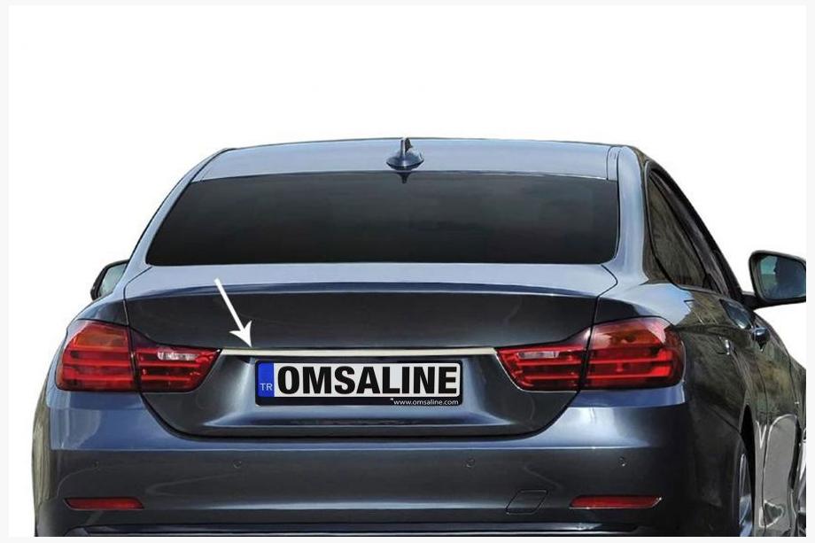 BMW řada 4 F32/F33/F36 2012–2020 Nerezová lišta nad SPZ Image
