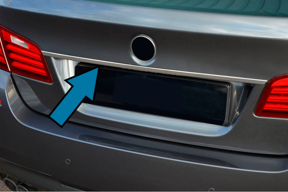 BMW řada 5 F10/F11 2010–2016 Lišta nad SPZ SD (nerez) Image