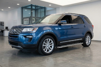 Ford Explorer 2011–2019 Boční nášlapy Maydos v2 (2 ks, hliník ↗ nerez) fotografie 1