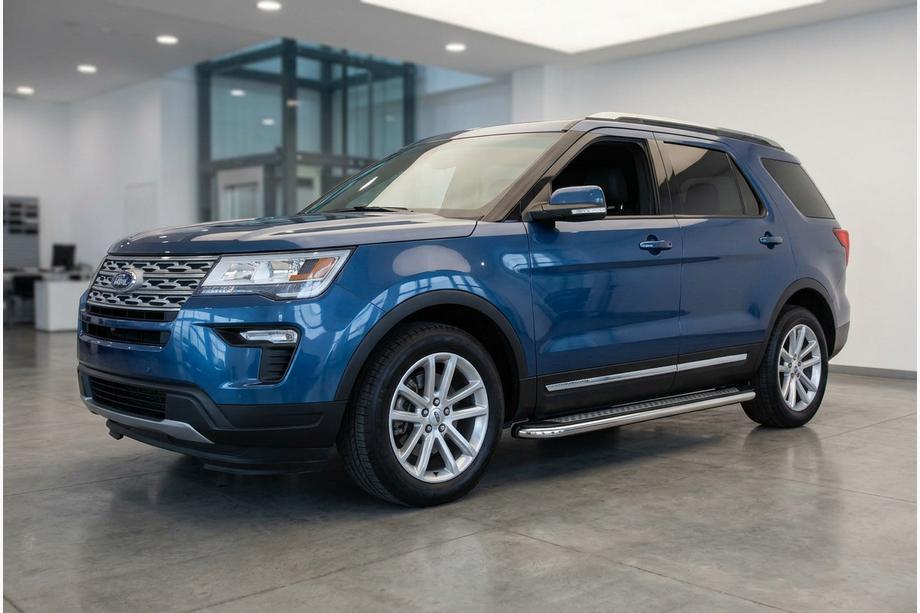Ford Explorer 2011–2019 Boční nášlapy Maydos v2 (2 ks, hliník ↗ nerez) Image