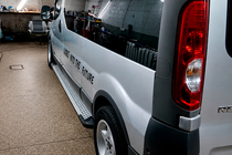 Nissan Primastar 2002–2014 Boční nášlapy typ X5 (2 ks, hliník) fotografie 4