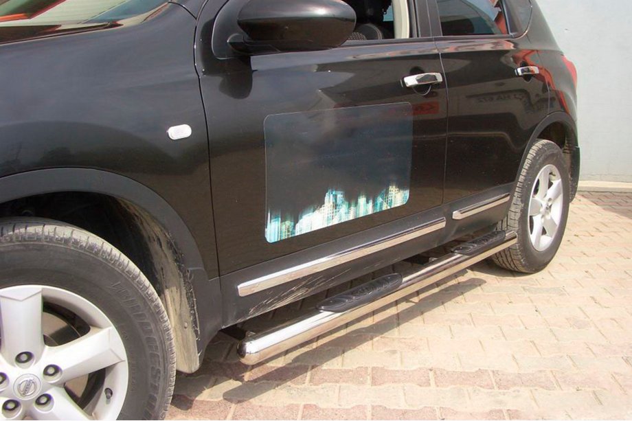 Nissan Qashqai 2007–2010 Boční nášlapy – nerezové trubky (2 ks) Image