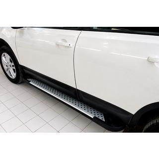 Boční nášlapy Allmond Grey (2 ks, hliník) Nissan Qashqai 2007–2010 fotografie 1
