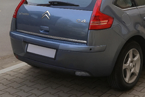 Citroen C-4 2004–2010 Nerezová lišta spodní hrany víka kufru fotografie 1
