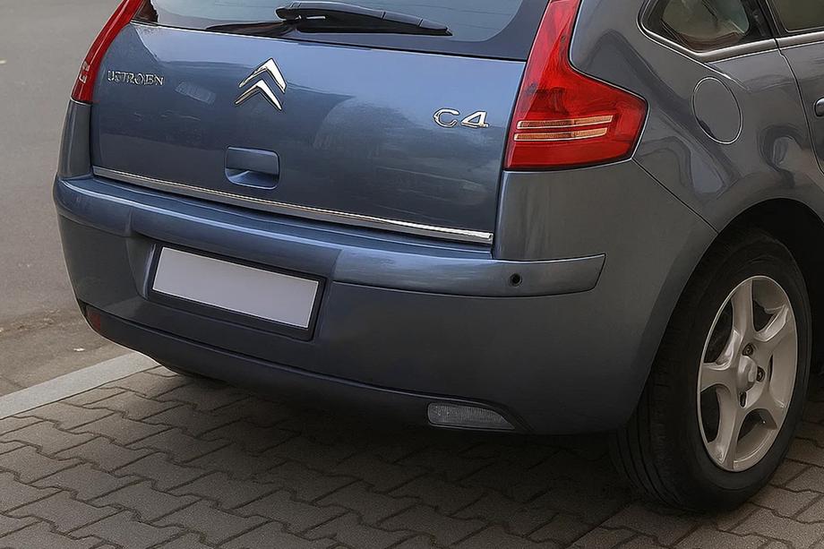 Citroen C-4 2004–2010 Nerezová lišta spodní hrany víka kufru Image