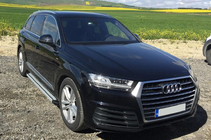 Audi Q7 2015–2026 Boční prahy Maya V4 (2 ks, hliník) fotografie 9