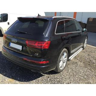 Boční prahy Maya V4 (2 ks, hliník) Audi Q7 2015–2026 fotografie 3