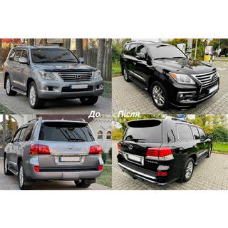 Restylingový body kit 2008-2012 na 2012-2016 F-Sport Lexus LX570/450d 2008–2022 fotografie 3