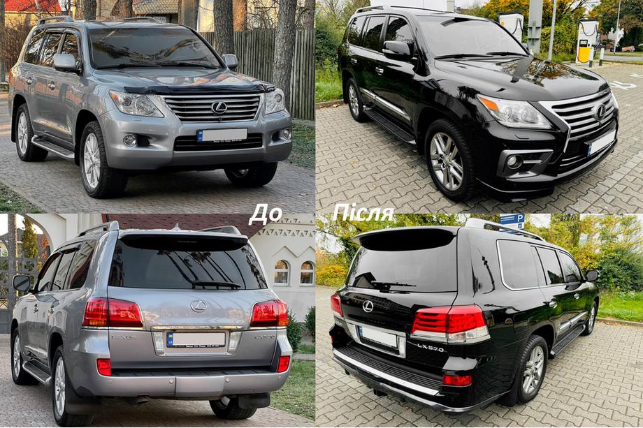 Lexus LX570/450d 2008–2022 Restylingový body kit 2008-2012 na 2012-2016 F-Sport Fotografie 3